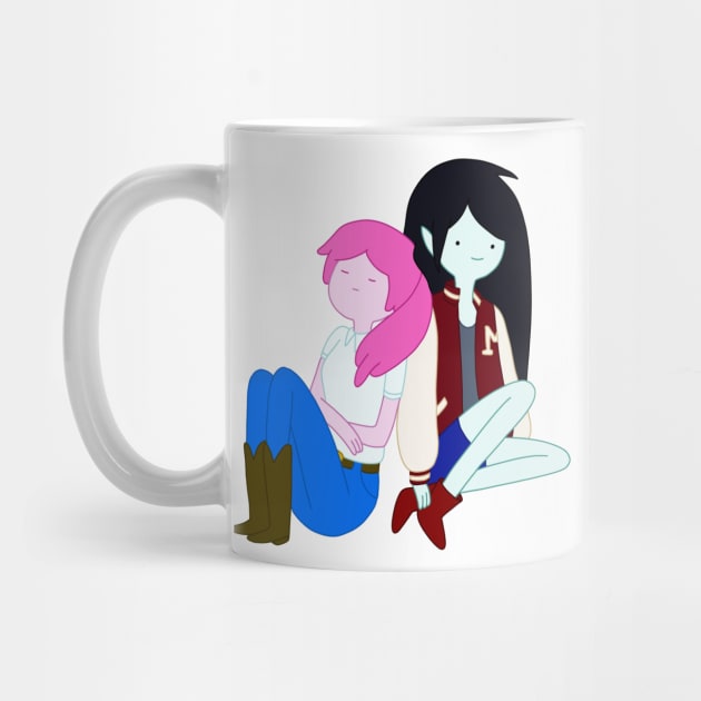 Marceline and Bubblegum by maxtrology